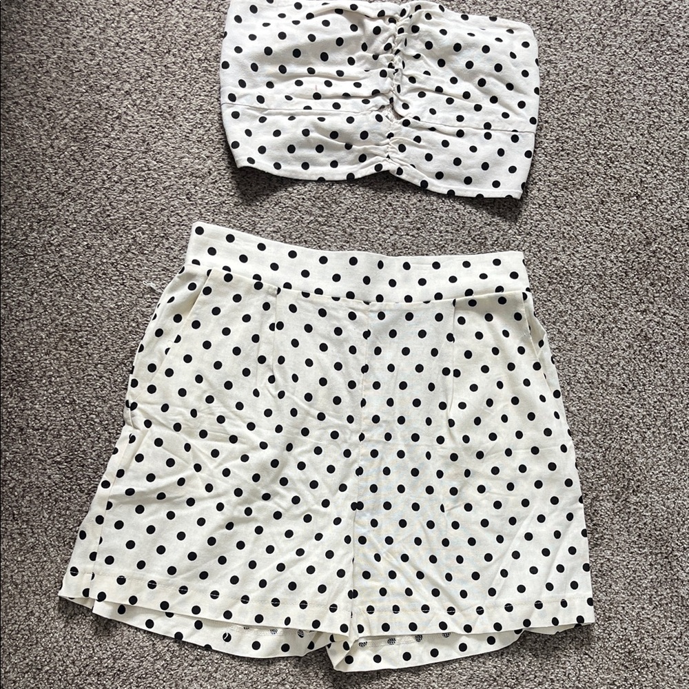 Polka Dot Two-Piece Set